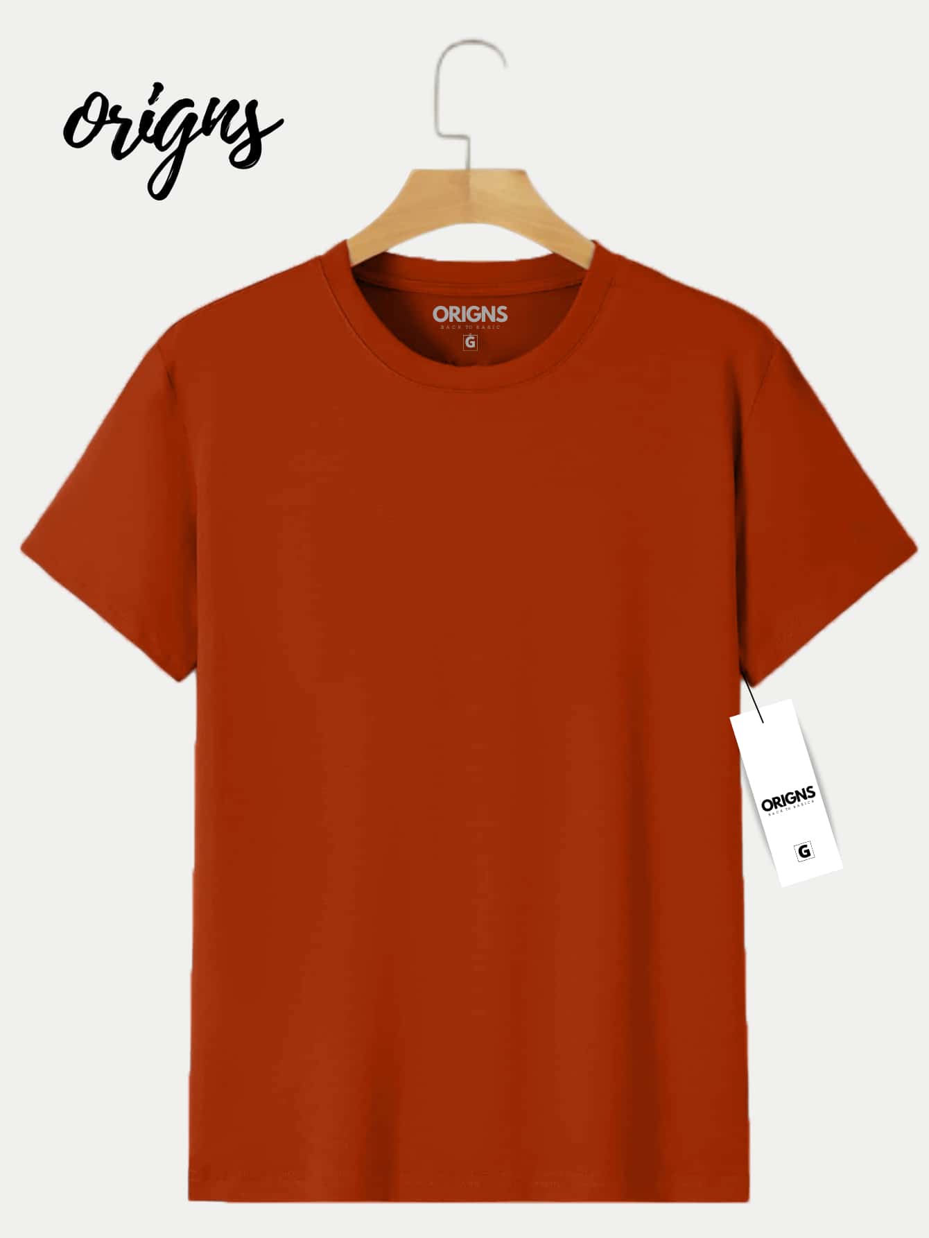 Kit 3 Camiseta Básica Masculina Lisa em Algodão ORIGNS