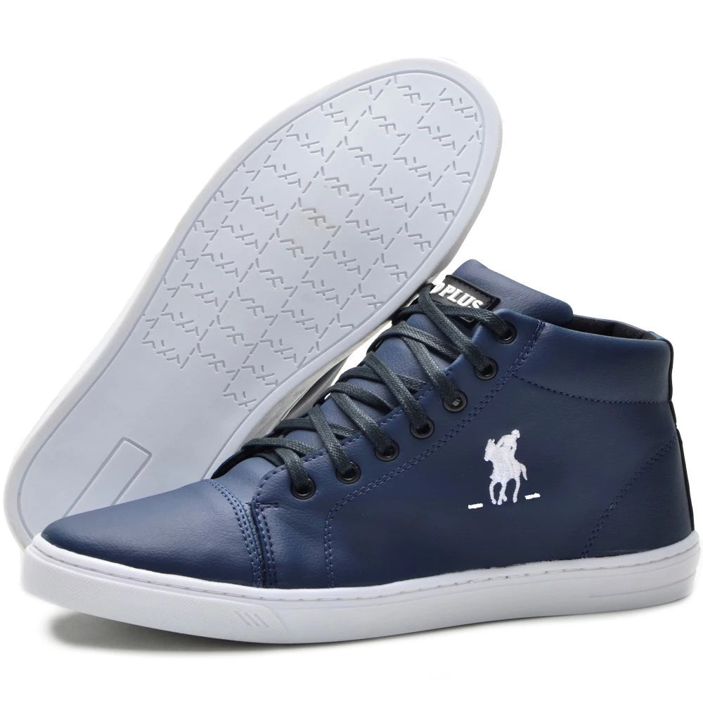Tênis Polo Plus Cano Alto Super Confortável