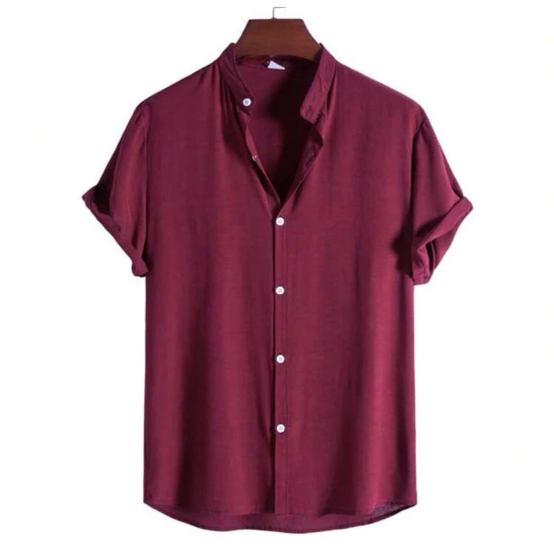 Camisa Viscolinho Masculina Manga Curta - Linha Premium