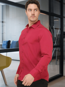 Camisa Social Masculina Slim | Estilo Minimalista e Caimento Premium