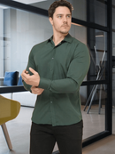 Camisa Social Masculina Slim | Estilo Minimalista e Caimento Premium