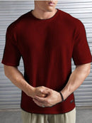 Camiseta Oversized Casual Básica Lisa