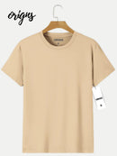 Kit 3 Camiseta Básica Masculina Lisa em Algodão ORIGNS