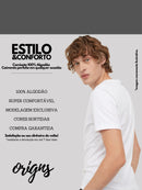 Kit 3 Camiseta Básica Masculina Lisa em Algodão ORIGNS