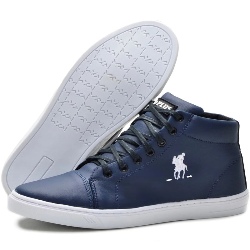 Tênis Polo Plus Cano Alto Super Confortável