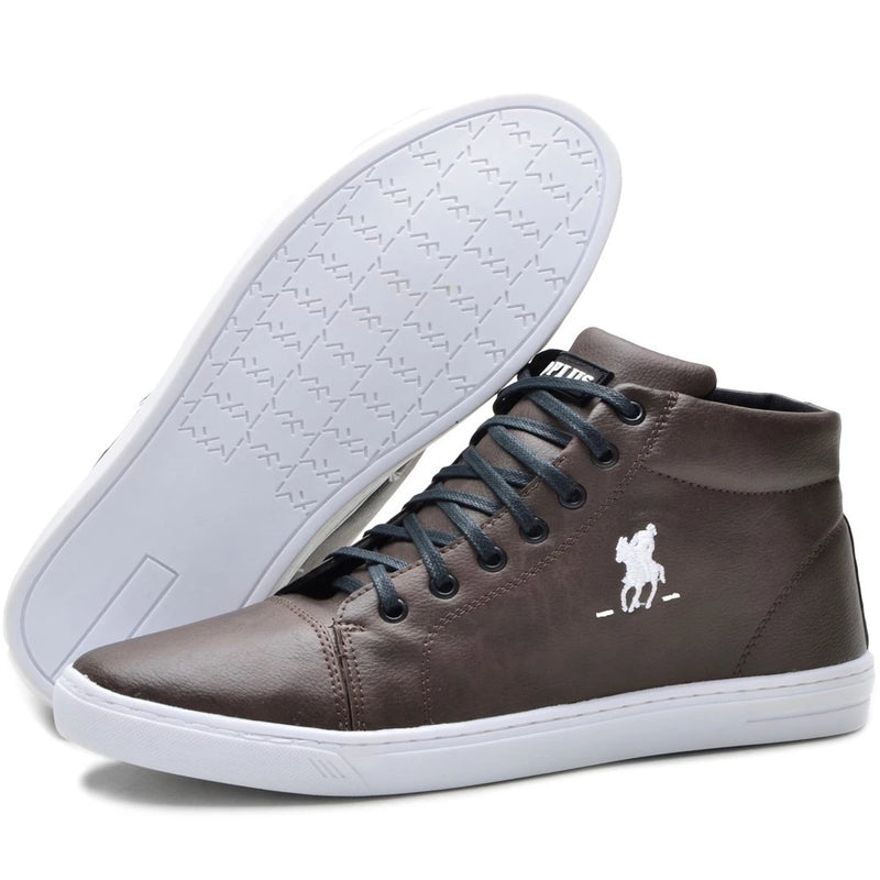 Tênis Polo Plus Cano Alto Super Confortável