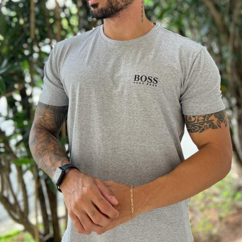 Kit 3 Camisetas BOSS Masculinas Estilo, Conforto e Qualidade