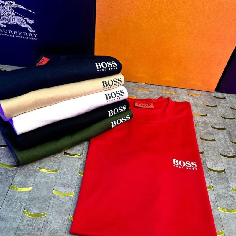 Kit 3 Camisetas BOSS Masculinas Estilo, Conforto e Qualidade
