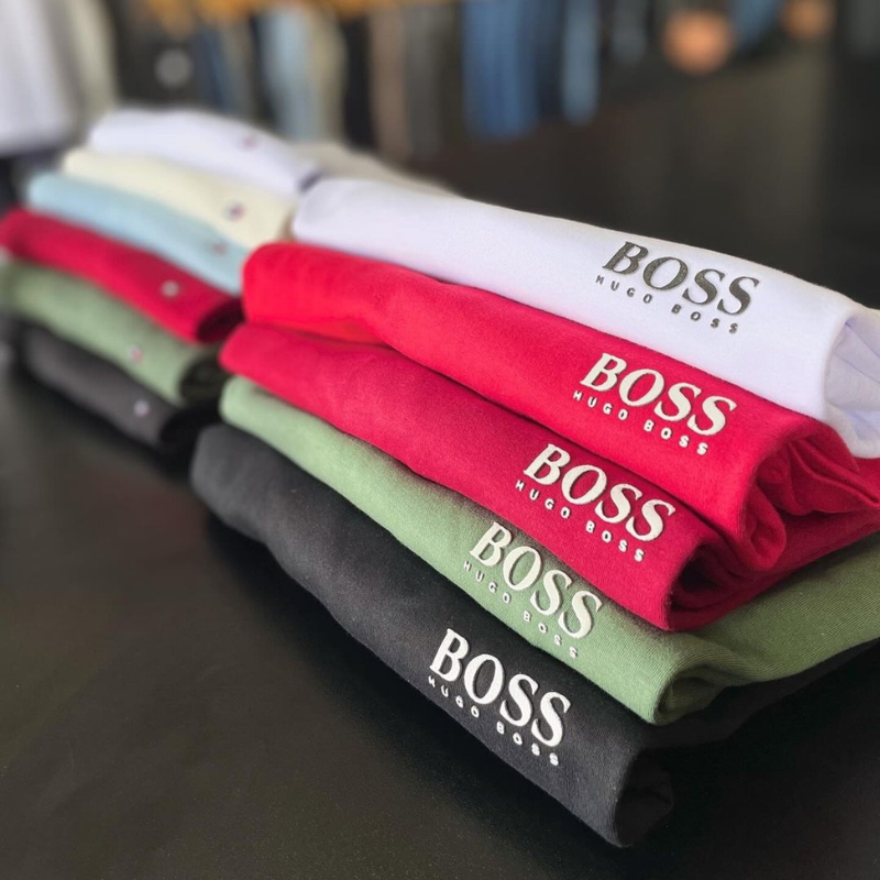Kit 3 Camisetas BOSS Masculinas Estilo, Conforto e Qualidade