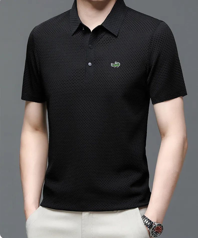 Camisa Polo LCST Seda Gelo - Malha Respirável - Coleção Verão