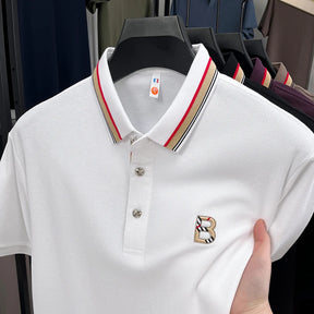 Camisa Polo Masculina Importada – 100% Algodão Puro, Bordado de Luxo e Conforto Incomparável
