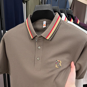Camisa Polo Masculina Importada – 100% Algodão Puro, Bordado de Luxo e Conforto Incomparável