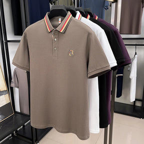 Camisa Polo Masculina Importada – 100% Algodão Puro, Bordado de Luxo e Conforto Incomparável