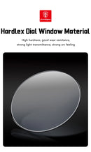 Relógio Masculino POEDAGAR – Aço Inoxidável, Luminoso e à Prova d'Água