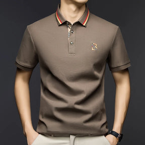 Camisa Polo Masculina Importada – 100% Algodão Puro, Bordado de Luxo e Conforto Incomparável