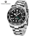Relógio PAGANI DESIGN PD-1662 GMT Automático Masculino | Luxo Acessível