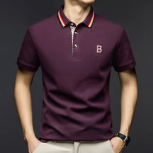 Camisa Polo Masculina Importada – 100% Algodão Puro, Bordado de Luxo e Conforto Incomparável