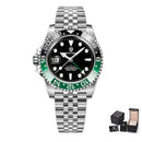 Relógio PAGANI DESIGN PD-1662 GMT Automático Masculino | Luxo Acessível