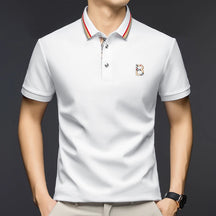 Camisa Polo Masculina Importada – 100% Algodão Puro, Bordado de Luxo e Conforto Incomparável