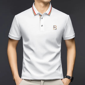 Camisa Polo Masculina Importada – 100% Algodão Puro, Bordado de Luxo e Conforto Incomparável
