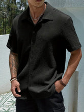 Camisa Masculina Texturizada Old Money