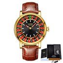 Relógio Masculino LIGE com design roleta