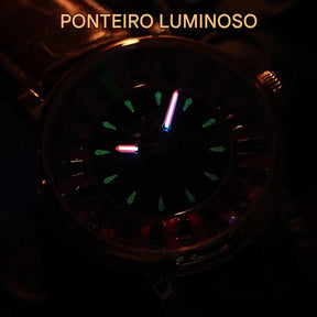 Relógio Masculino LIGE com design roleta