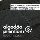 Kit com cinco cuecas em 100% algodão