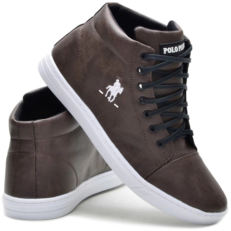 Tênis Polo Plus Cano Alto Super Confortável