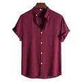 Camisa Viscolinho Masculina Manga Curta - Linha Premium