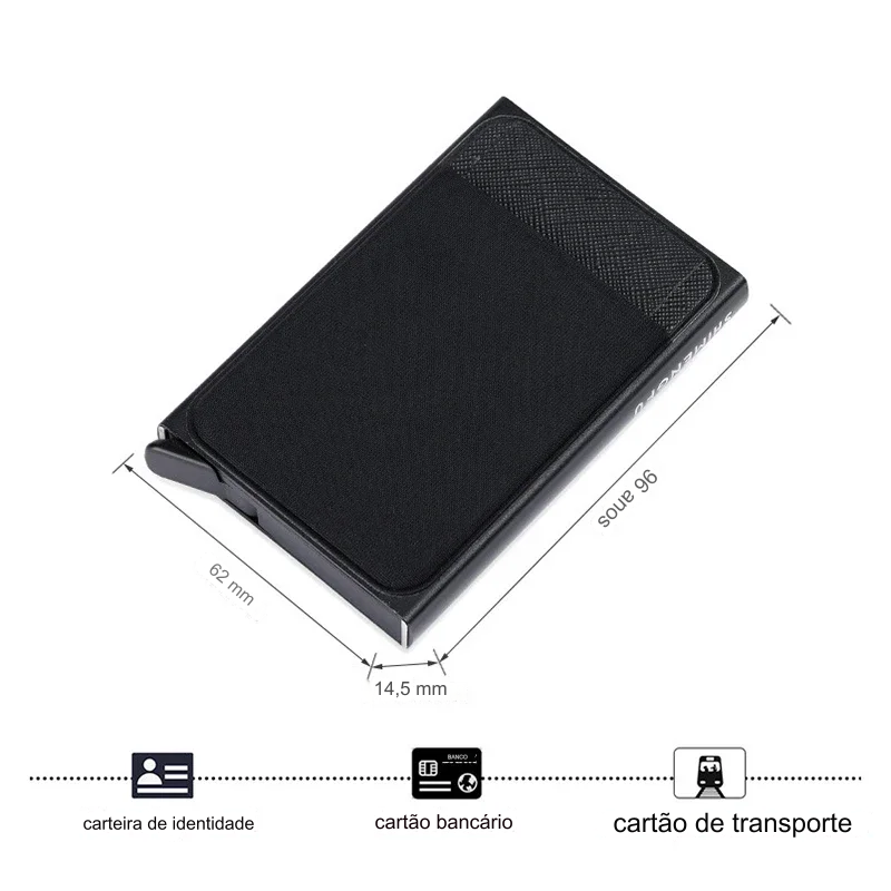 Porta cartões minimalista