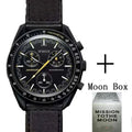 Relógio Omega x Swatch Moonswatch Mission to the Moonphase “Snoopy” – Edição Especial Espacial