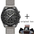 Relógio Omega x Swatch Moonswatch Mission to the Moonphase “Snoopy” – Edição Especial Espacial