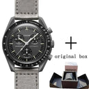 Relógio Omega x Swatch Moonswatch Mission to the Moonphase “Snoopy” – Edição Especial Espacial