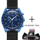 Relógio Omega x Swatch Moonswatch Mission to the Moonphase “Snoopy” – Edição Especial Espacial