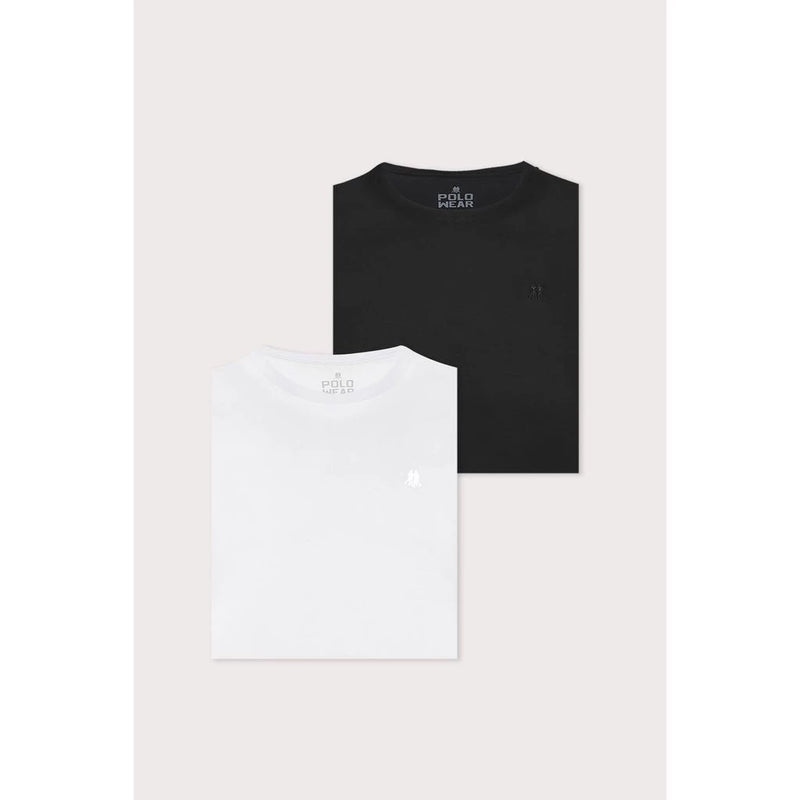 Kit 2 Camisetas Masculinas Algodão Basica Polo Wear Sortido