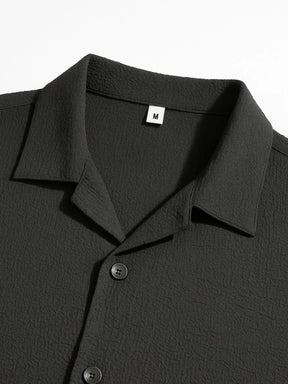 Camisa Masculina Texturizada Old Money