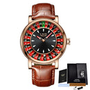 Relógio Masculino LIGE com design roleta