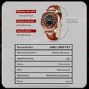 Relógio Masculino LIGE com design roleta