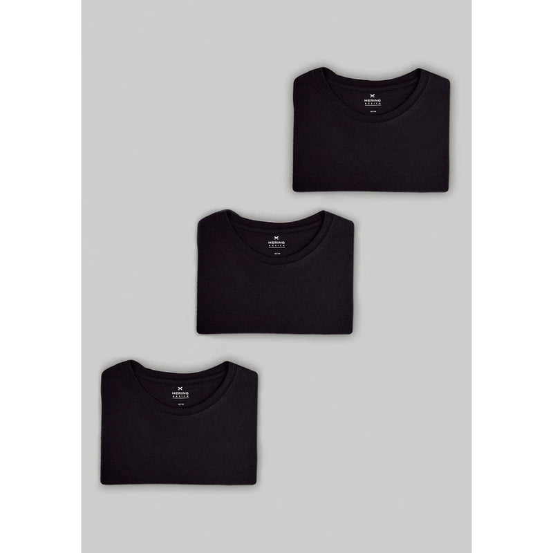 Kit Com 3 Camisetas Masculinas Básicas Slim Hering