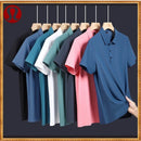 Polo Masculina de Alta Qualidade: Seda Gelada Importada