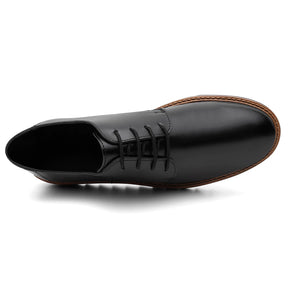 Sapato Social Masculino Derby Esporte Fino com Sola Alta – Elegância e Conforto